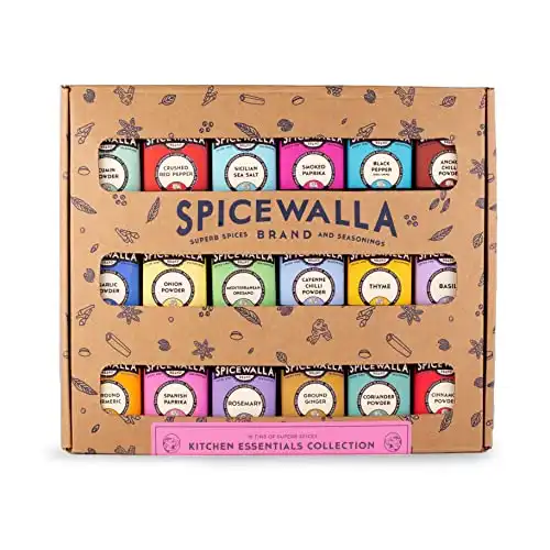 Spicewalla Essential Spices and Seasonings Set 18 Pack Variety