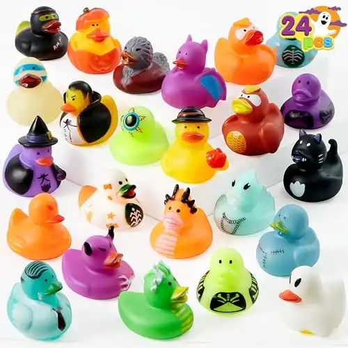 Halloween Rubber Ducks, 24 PCS