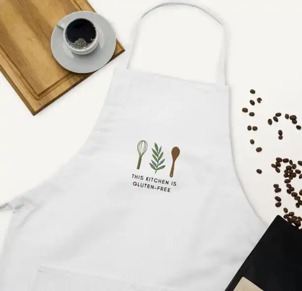 This Kitchen Is Gluten-Free Embroidered Apron