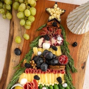 christmas tree gluten-free charcuterie board