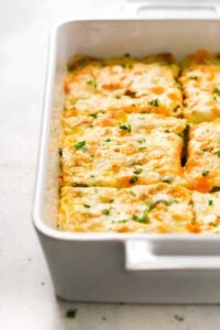 easy make ahead gluten free veggie breakfast casserole