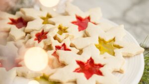 gluten free stained glass christmas cookies