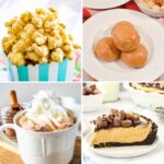 thumbnail image with collage of gluten free peanut butter recipes