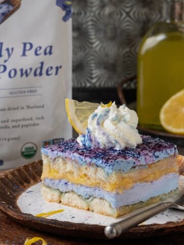 butterfly pea lemon tiramisou